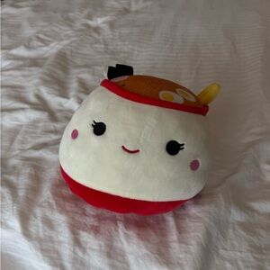 Squishmallows White and Red Stuffed Animal